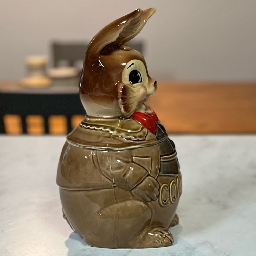 Vintage 1950's Royal Sealy Rabbit Cookie Jar - Picture 8 of 8